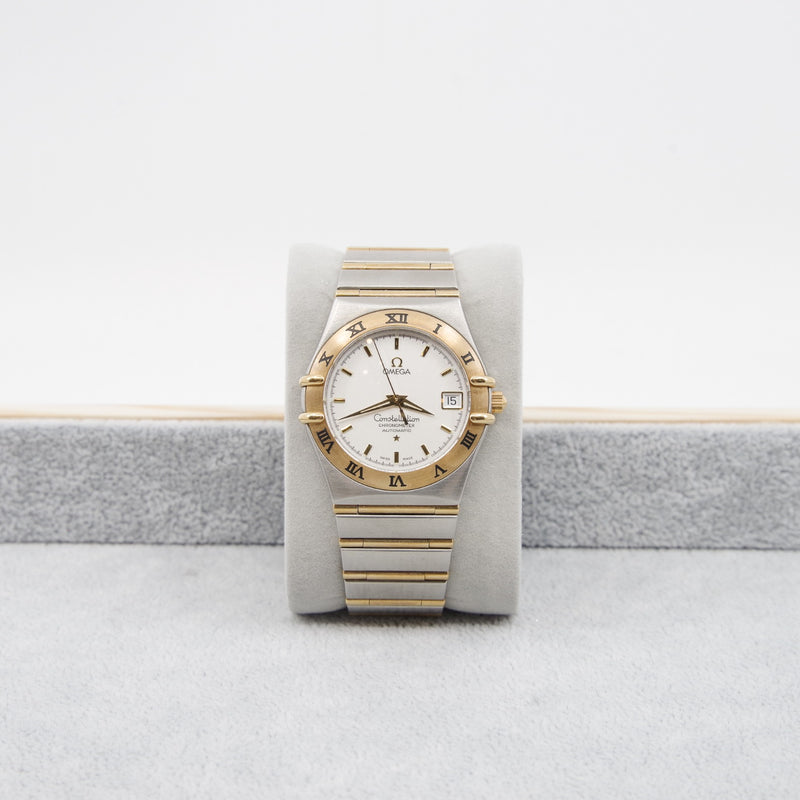 Consterllation men watch automatic  gold mix steel - L'UXE LINK