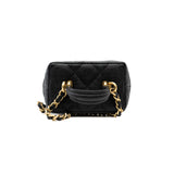 thumbnail mini vanity bag in black caviar ghw seri 31