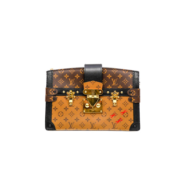trunk cluth in monogram canvas ghw 2022+