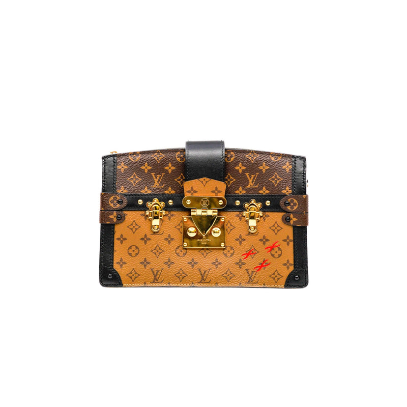 trunk cluth in monogram canvas ghw 2022+