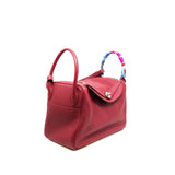 thumbnail Lindy 30 in tc rubis red phw stamp T with twilly