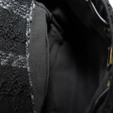 thumbnail duma backpack in black& grey tweed ghw #H43xxxx