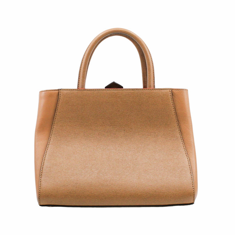 2Jours Bag Leather Petite small tan color GHW