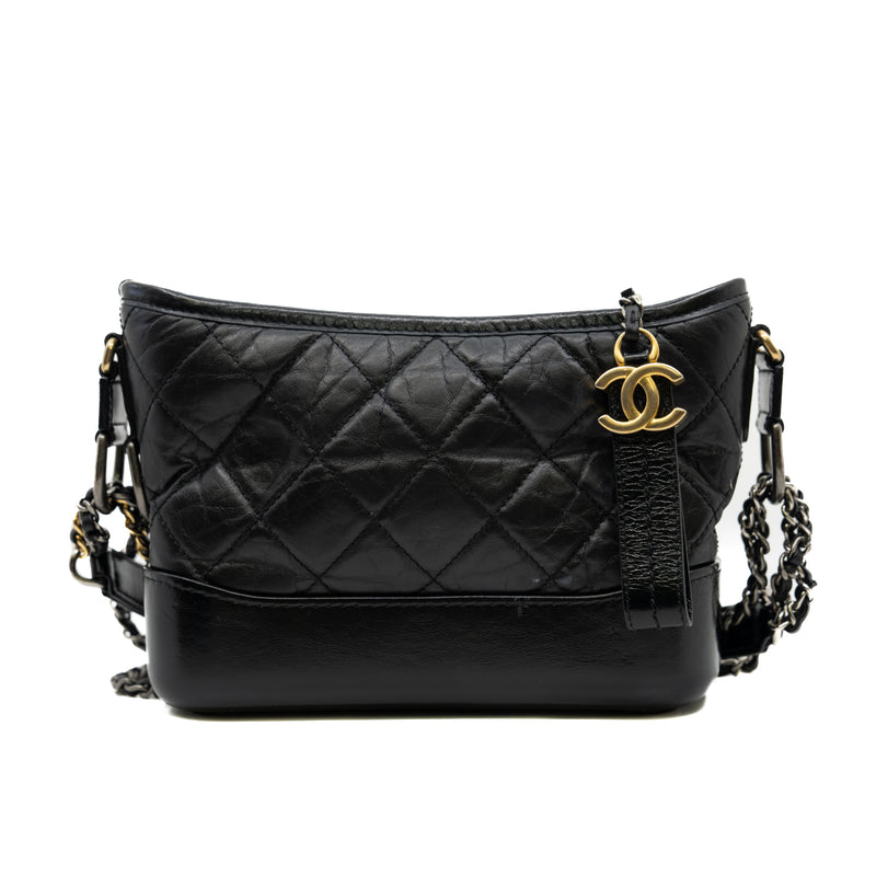 small Gabrielle in calfskin black gphw seri 28