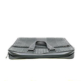 thumbnail intrecciato man's massager bag in dark green phw