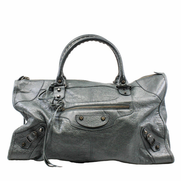 work tote zippy green - L'UXE LINK
