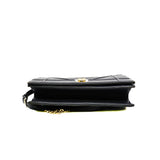 thumbnail large diorama bag in dark grey leather ghw 2017