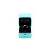thumbnail T wire diamond ring in 18k rg size 5