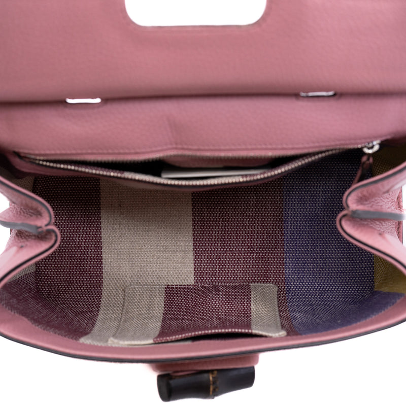 pink tote with handle bag - L'UXE LINK