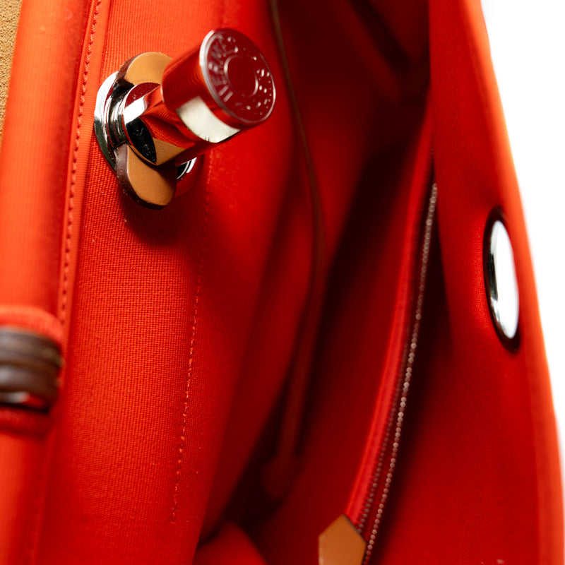 Herbag 31cm Fabric In Watermelon Red PHW X Stamp - L'UXE LINK