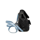 thumbnail sequins backpack in black/blue leather phw 2016