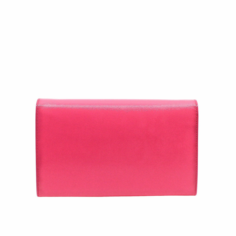 SLP cluth petent leather pink ghw - L'UXE LINK