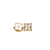 thumbnail blossom star mother of pearl earring 18k rg