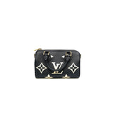thumbnail nano speedy in Monogram Empreinte Leather black/white ghw