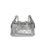 thumbnail mini 25 bag in metallic silver caviar phw #C47HXXXX