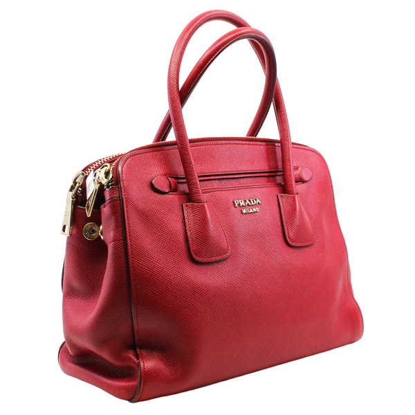 Double bag red ghw - L'UXE LINK