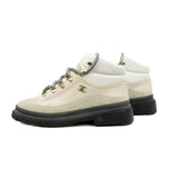 thumbnail white suede ankle boots #37