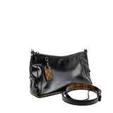 thumbnail carryall east west in black lambskin ghw