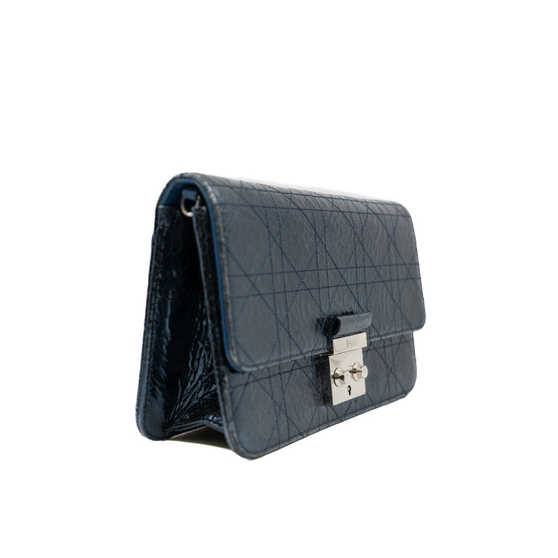 metallic cannage miss dior promenade bag PHW