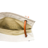 thumbnail Aline grooming bag in canvas craie/ gold