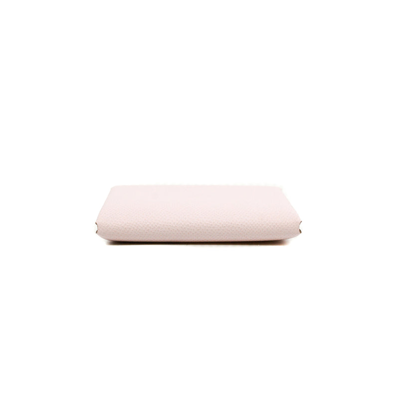 Calvi Duo Card Wallet 09 Mauve Pale Epsom B Stamp