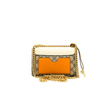 thumbnail small padlock in beige leather ghw