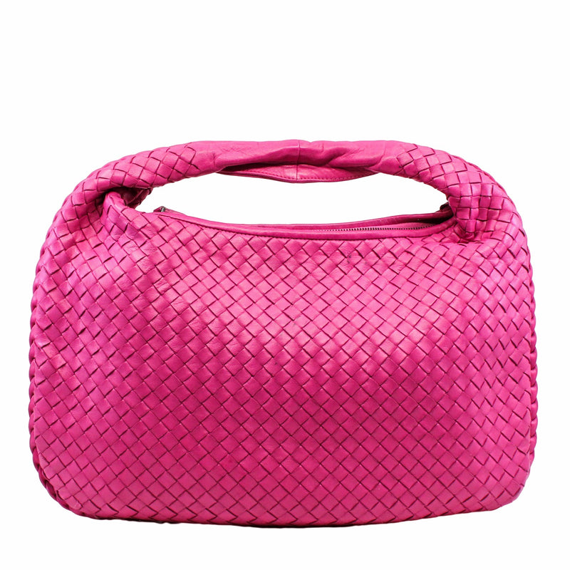 Intercciato Hobo Bag Pink Ghw - L'UXE LINK