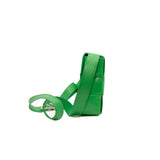 thumbnail cassette crossbody bag in glossy leather green phw
