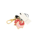 thumbnail Vivienne explorer key chain with luggage in pink head with hat