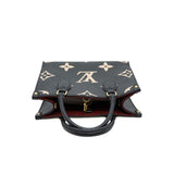 thumbnail onthego pm in Monogram Empreinte Leather black/ beige ghw