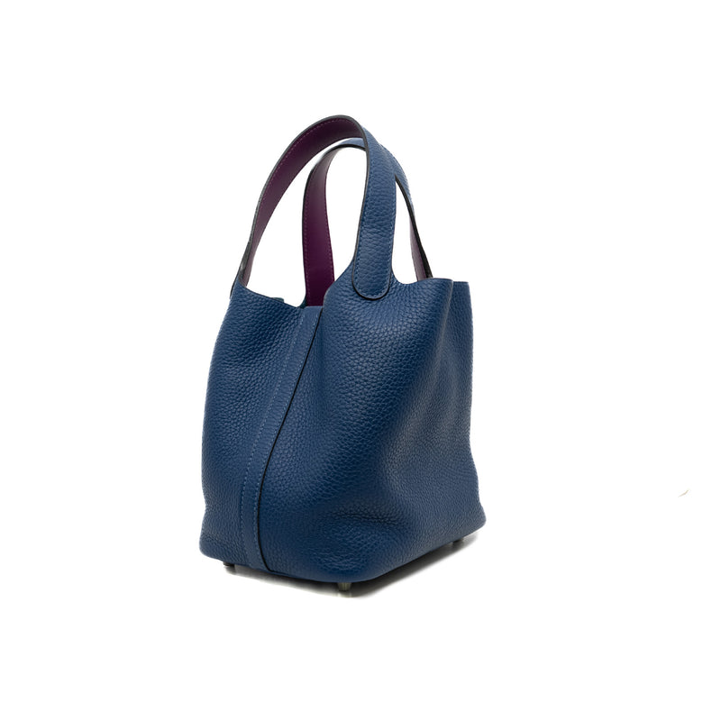 picotin 18 in navy tc D stamp phw