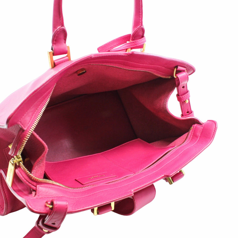 CHYC CABAS TOTE  LEATHER PINK GHW - L'UXE LINK