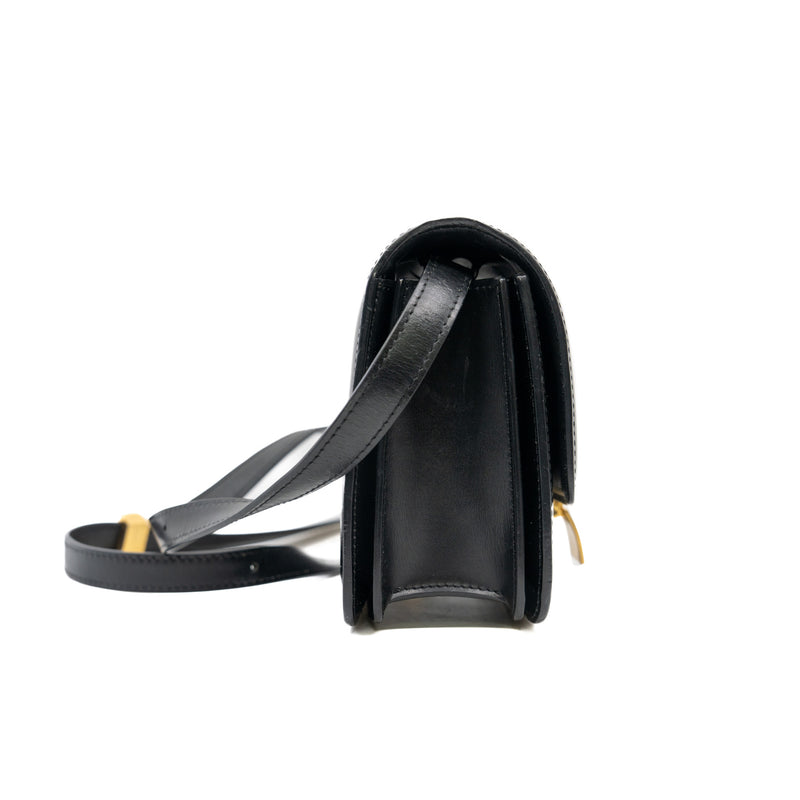 small box in black leather ghw