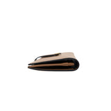 thumbnail long wallet in brown leather ghw