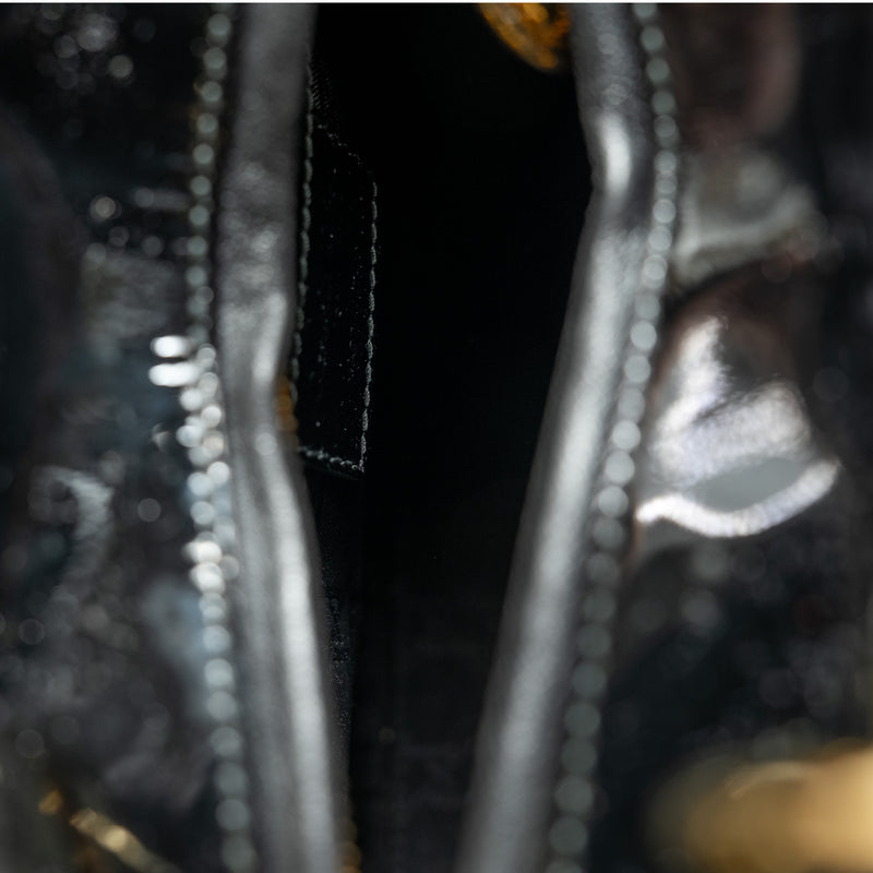 medium lady dior in patent leather black ghw 2015