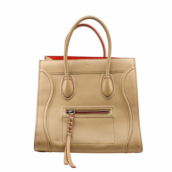 Phantom Bag Leather Medium beige ghw - L'UXE LINK