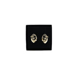 thumbnail Copper double letters earring