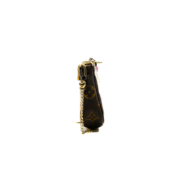 Limited Edition Vivienne Mini Monogram Pochette Accessoires Baguette Handbag GHW - L'UXE LINK