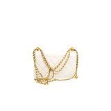 thumbnail 25s double gold ball woc in white calfskin ghw #G3N8xxxx