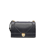 thumbnail large diorama bag in dark grey leather ghw 2017