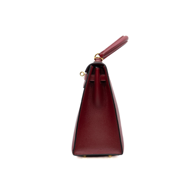 kelly 25cm epsom k1 rough grena ghw X stamp