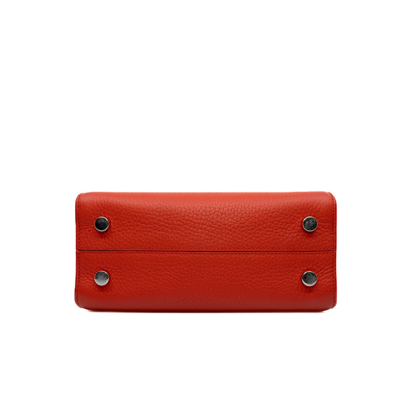 Mini Diorever Calfskin Orange Red Bag Phw 2016 with Strap - L'UXE LINK