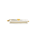 thumbnail 25s double gold ball woc in white calfskin ghw #G3N8xxxx
