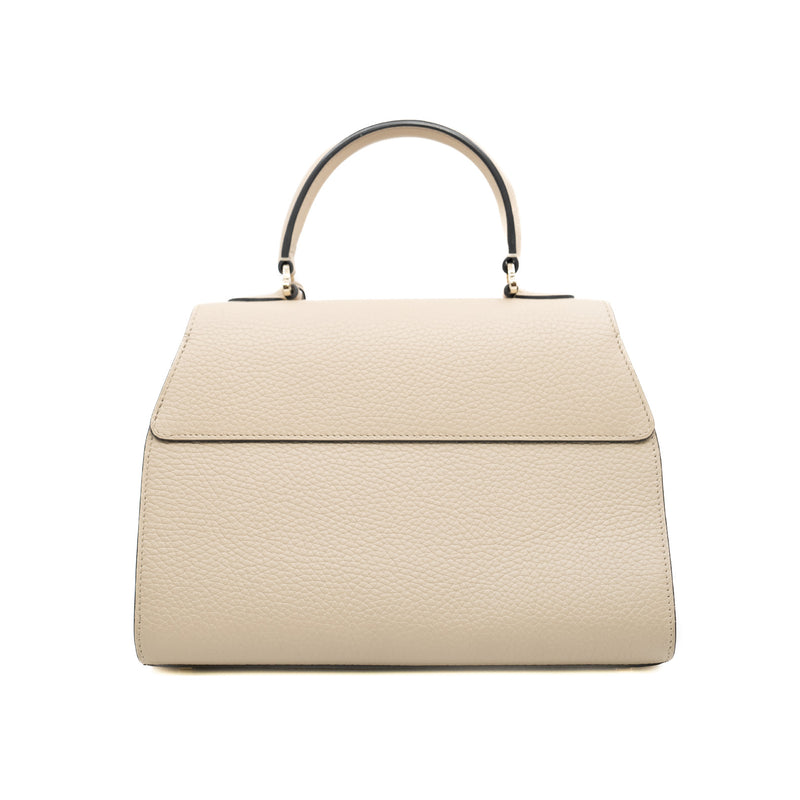 Moynat Rejane PM In Leather Beige GHW
