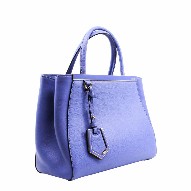 2JOURS BAG LEATHER PETITE SMALL purple GHW - L'UXE LINK