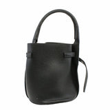 thumbnail basket handle tote small leather black phw - L'UXE LINK