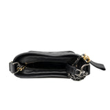 thumbnail small gabrielle in patent/calfskin black ruthenium hw #25