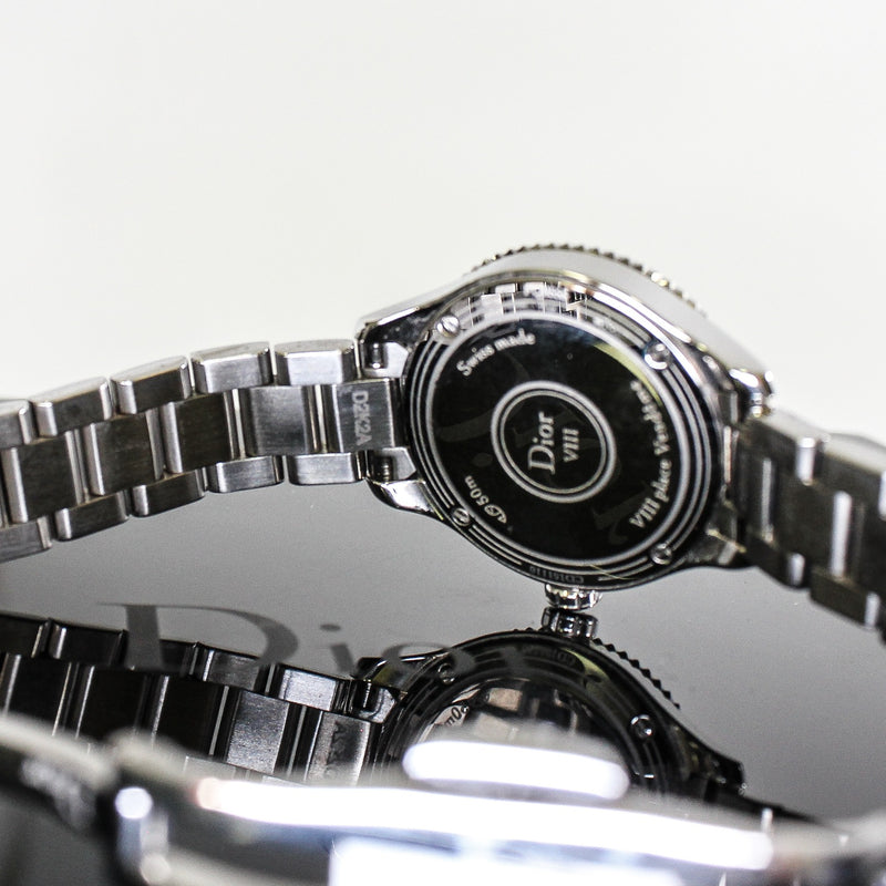 VIII Montaigne 25mm In Stainless Steel/Diamonds Quartz Watch - L'UXE LINK