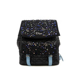 thumbnail sequins backpack in black/blue leather phw 2016