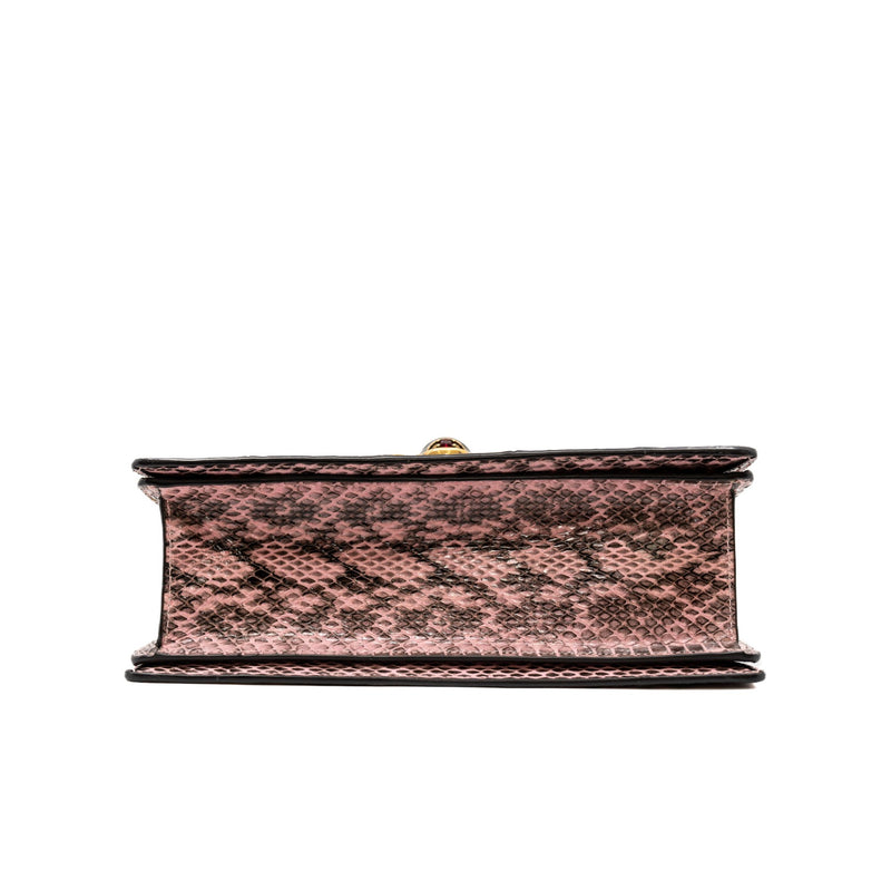 QUEEN MARGARET' SHOULDER BAG WITH A BEE MOTIF in python ghw - L'UXE LINK